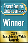 SearchEngineWatch Best Search Toolbar in 2003